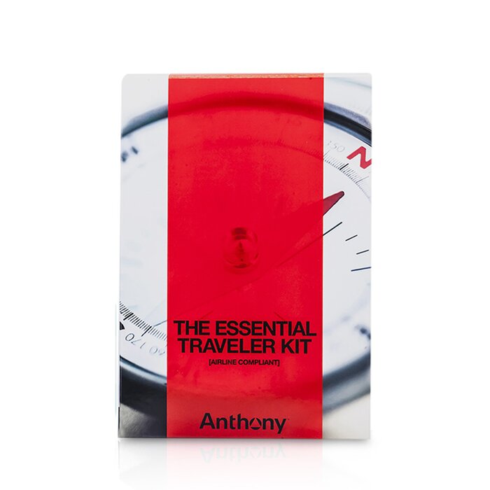 Anthony Logistics For Men The Essential Traveler Kit: Cleanser + Mositurizer + Lip Blam + Shave Cream + Hair & Body Wash 5pcsProduct Thumbnail