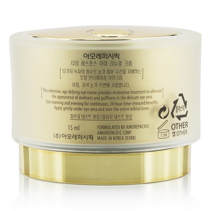 Amore Pacific Time Response Обновляющий Крем для Век 15ml/0.5ozProduct Thumbnail