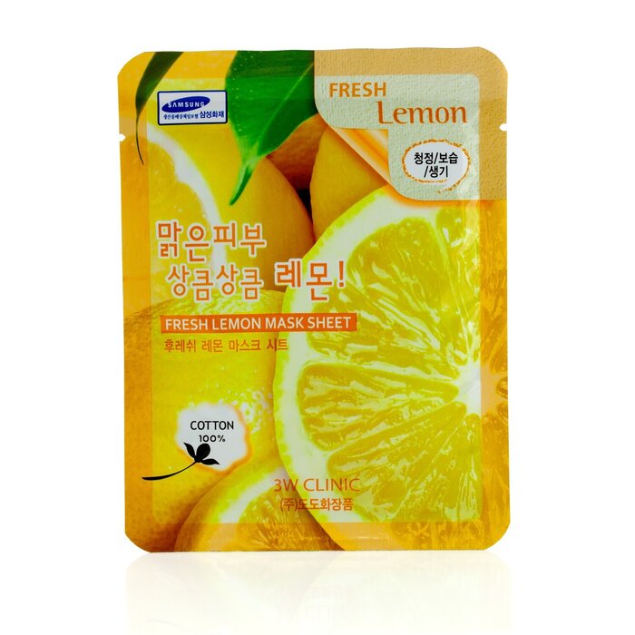 3W Clinic 面膜 - 檸檬Mask Sheet - Fresh Lemon 10片Product Thumbnail