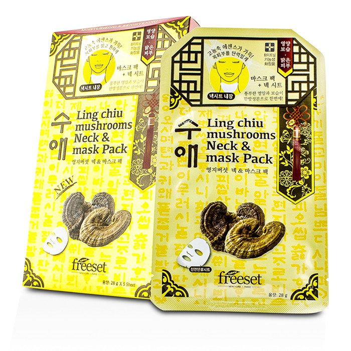 Freeset Neck & Mask Pack - Ling Chiu Mushrooms 5x28g/0.93ozProduct Thumbnail
