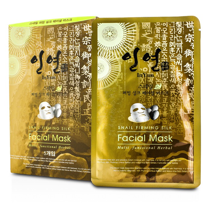 In Y:un Firming Silk Facial Mask - Snail 5x25g/0.8ozProduct Thumbnail