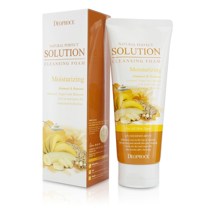 Deoproce Natural Perfect Solution Cleansing Foam - Moisturizing 170g/5.7ozProduct Thumbnail