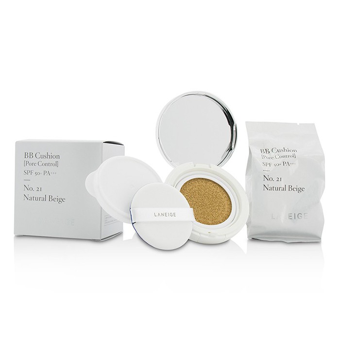 Laneige BB Cushion Foundation (Pore Control) SPF 50 With Extra Refill 2x15g/0.5ozProduct Thumbnail
