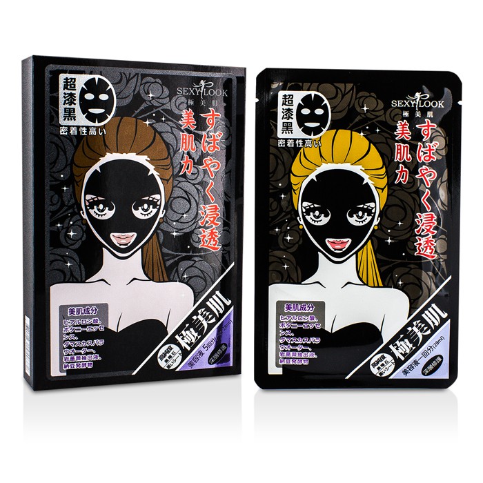 极美肌 SEXYLOOK SEXYLOOK 黑面膜(深层修复) 5片Product Thumbnail