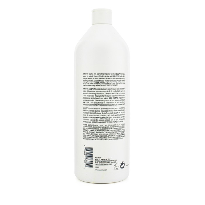 Matrix Biolage Scalpsync Cooling Mint Shampoo (For Oily Hair & Scalp) 1000ml/33.8ozProduct Thumbnail