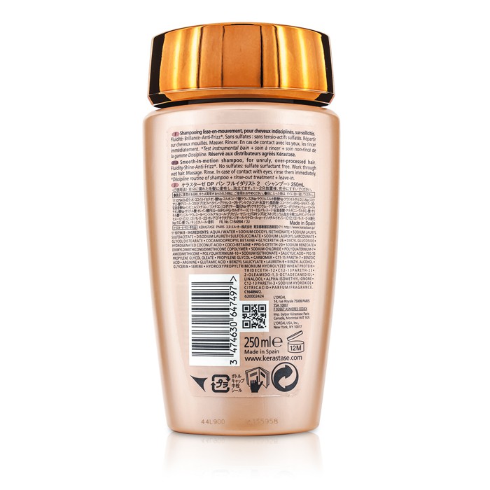 Kerastase Discipline Bain Fluidealiste Smooth-In-Motion Sulfate Free Shampoo (For Unruly, Over-Processed Hair) 250ml/8.5ozProduct Thumbnail