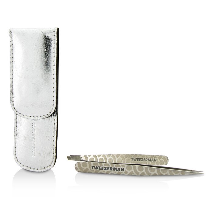 Tweezerman Zestaw Professional Petite Tweeze Set: Slant Tweezer + Point Tweezer 2pcsProduct Thumbnail
