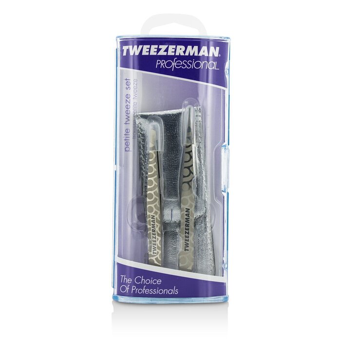Tweezerman Zestaw Professional Petite Tweeze Set: Slant Tweezer + Point Tweezer 2pcsProduct Thumbnail
