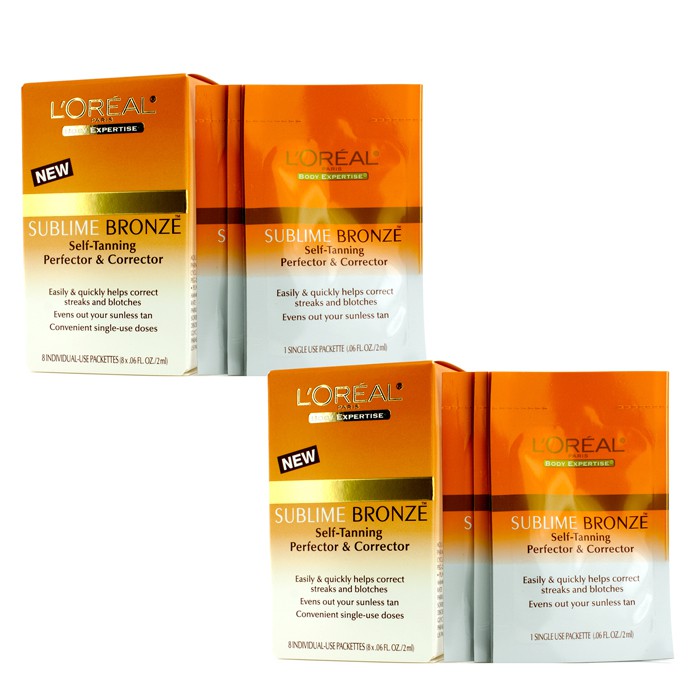 L'Oreal Sublime Bronze Self-Tanning Perfector & Corrector Duo Pack 2x8x2ml/0.06ozProduct Thumbnail
