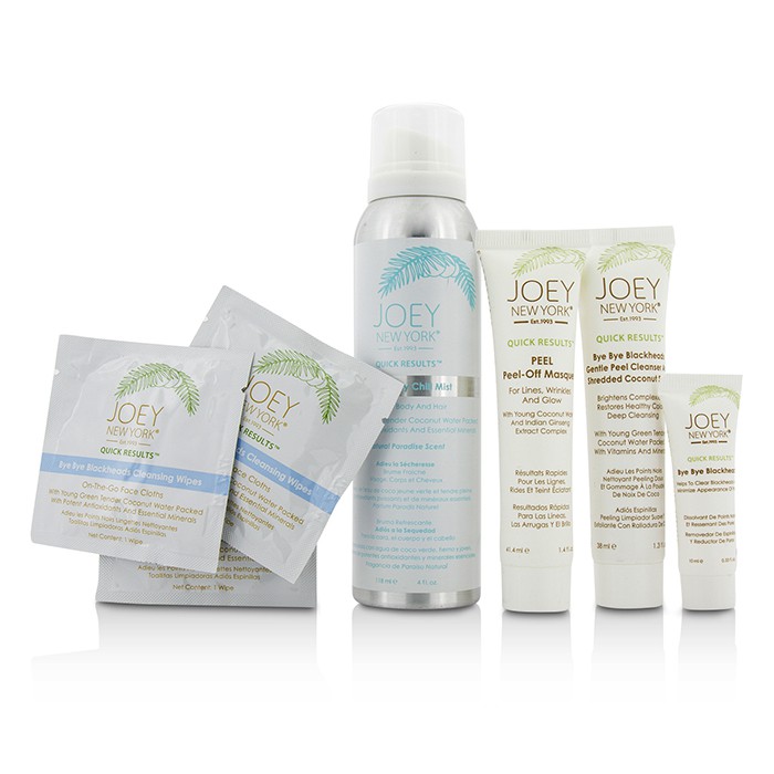 Joey New York Total Perfection Skin Care Kit: Mist + Masque + Cleanser & Scrub + Bye Bye Blackheads + 3x Cleansing Wipes 7pcsProduct Thumbnail