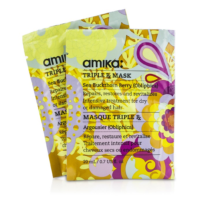 Amika Triple RX Mask (For Dry, Damaged Hair) 10x20ml/0.7ozProduct Thumbnail