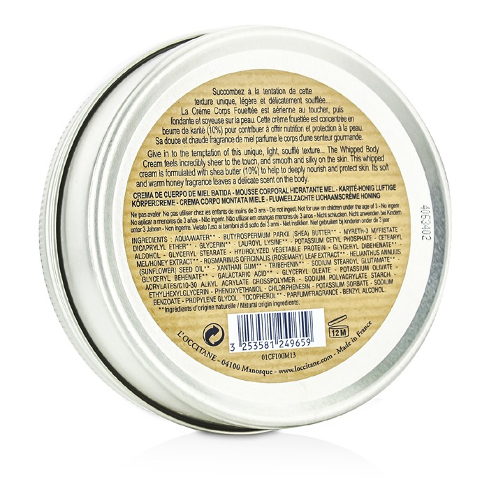 L'Occitane كريم مخفوق بالعسل وزبدة شيا للجسم 125ml/2.5ozProduct Thumbnail