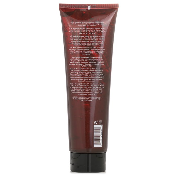 American Crew Men Firm Hold Styling Gel (Non-Flaking Gel) 390ml/13.1ozProduct Thumbnail