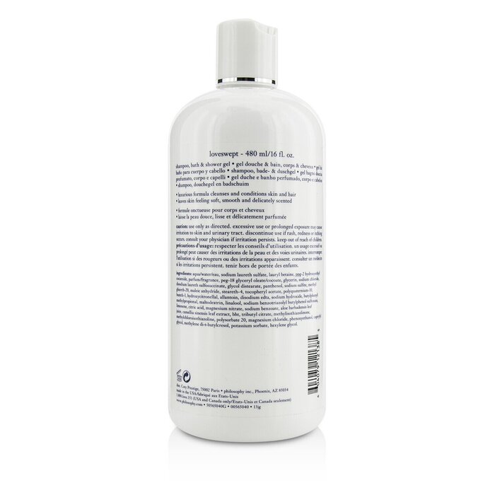 Philosophy Loveswept Şampun, Vanna və Duş Geli 480ml/16ozProduct Thumbnail