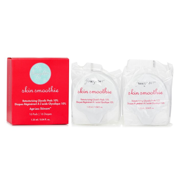 Freeze 24/7 Skin Smoothie Retexturizing Glycolic Pads 10% 16 PadsProduct Thumbnail