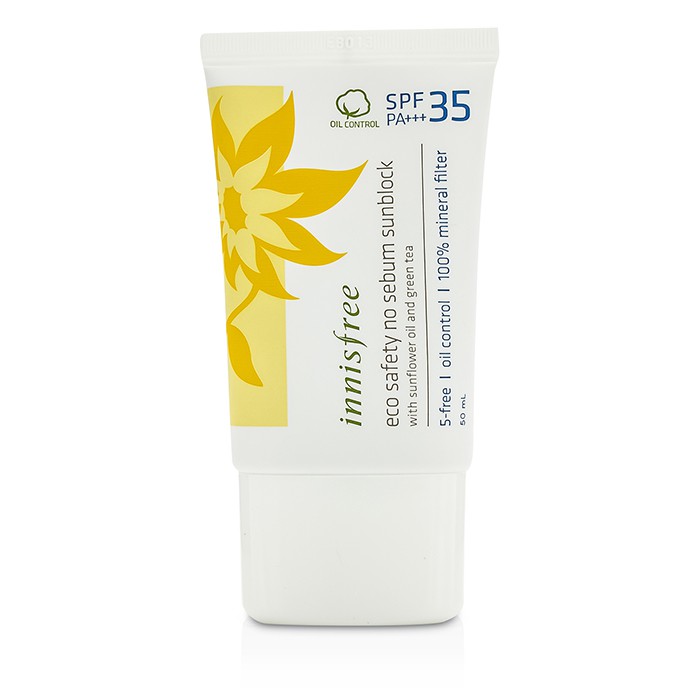 Innisfree Eco Safety No Sebum SunBlock Oil Control SPF 35 50ml/1.69ozProduct Thumbnail