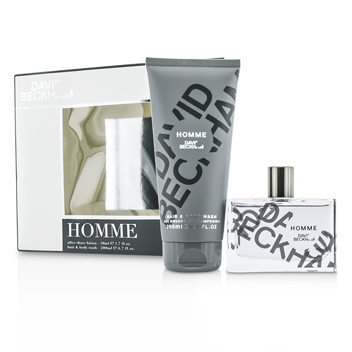 David Beckham Homme Kazeta: voda po holení 50ml/1.7oz + šampón na vlasy a telo200ml/6.7oz 2pcsProduct Thumbnail
