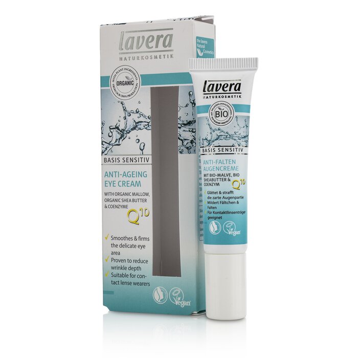 Lavera Basis Sensitiv Q10 Anti-Ageing Eye Cream 15ml/0.5ozProduct Thumbnail