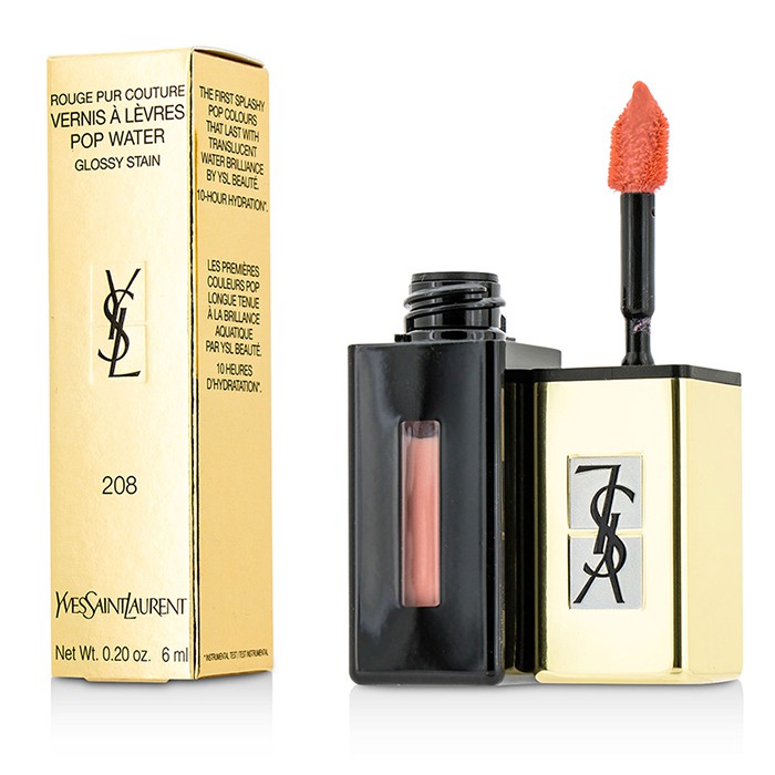 Yves Saint Laurent Rouge Pur Couture Vernis A Levres Pop Water Грим за Блясък 6ml/0.2ozProduct Thumbnail