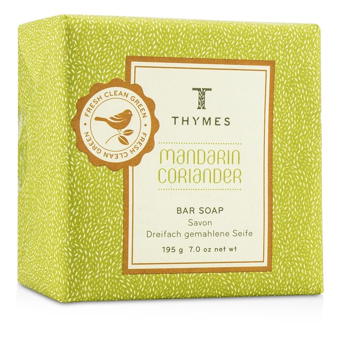 Thymes Mydło w kostce Mandarin Coriander Bar Soap 195g/7ozProduct Thumbnail