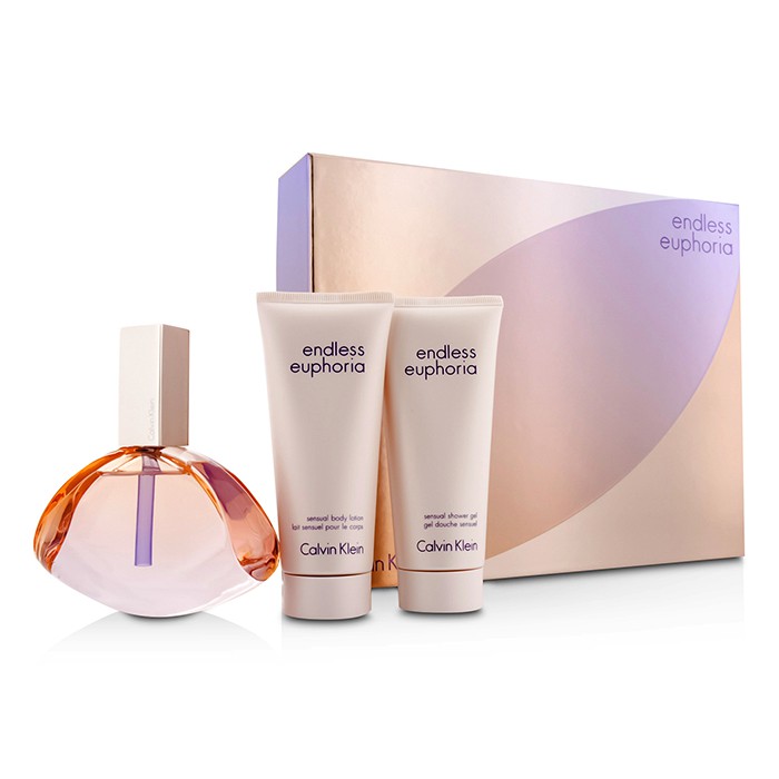 Calvin Klein Endless Euphoria Coffret: Eau De Parfum Spray 125ml/4oz + Body Lotion 100ml/3.4oz + Shower Gel 100ml/3.4oz 3pcsProduct Thumbnail
