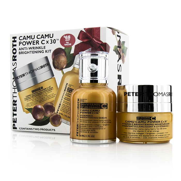 Peter Thomas Roth Camu Camu Kit: Vitamin C Brightening Serum 30ml + Vitamin C Brightening Moisturizer 15ml 2pcsProduct Thumbnail