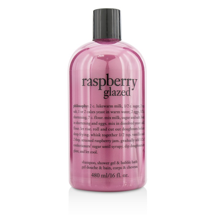 Philosophy Raspberry Glazed Shampoo, Shower Gel & Bubble Bath 480ml/16ozProduct Thumbnail