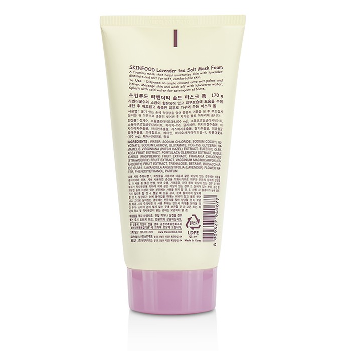 SkinFood Salt Mask Foam - Lavender Tea (Moisturizing) 170g/5.9ozProduct Thumbnail