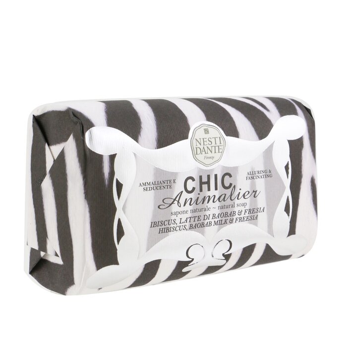 Nesti Dante Chic Animalier Natural Soap - Hibiscus, Baobab Milk & Freesia 250g/8.8ozProduct Thumbnail