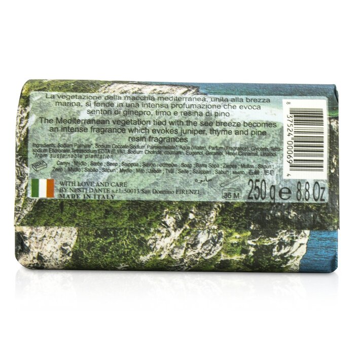 Nesti Dante Emozioni In Toscana Natural Soap - Mediterranean Touch 250g/8.8ozProduct Thumbnail