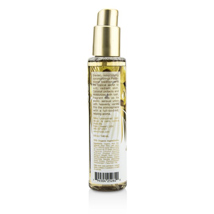 Malie Spray para Quartos e Roupas de Cama Organics Island Ambiance - Coconut Vanilla 148ml/5ozProduct Thumbnail