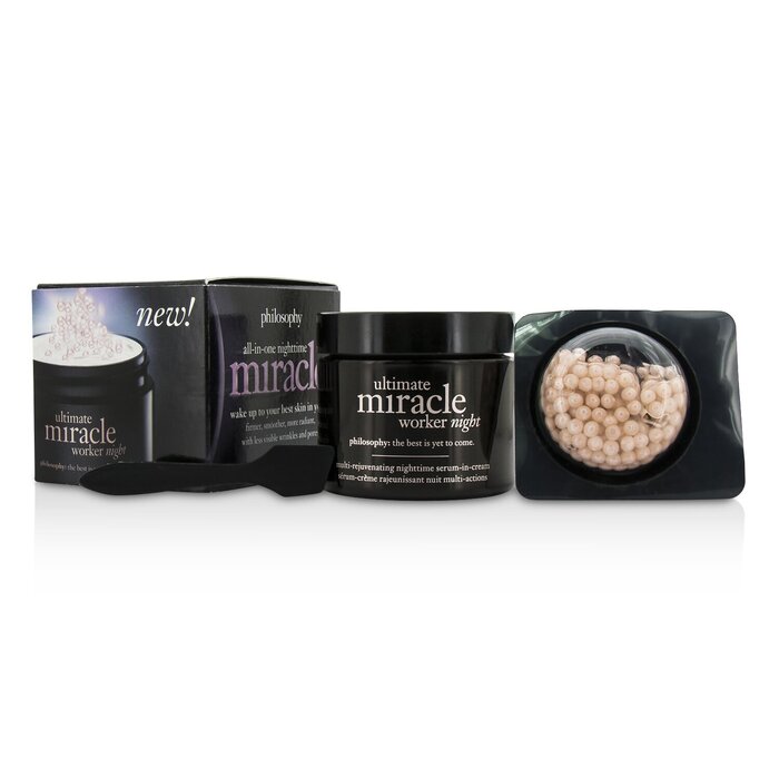Philosophy Ultimate Miracle Worker Night: Night Cream 50ml + Night Serum 10ml 2pcsProduct Thumbnail