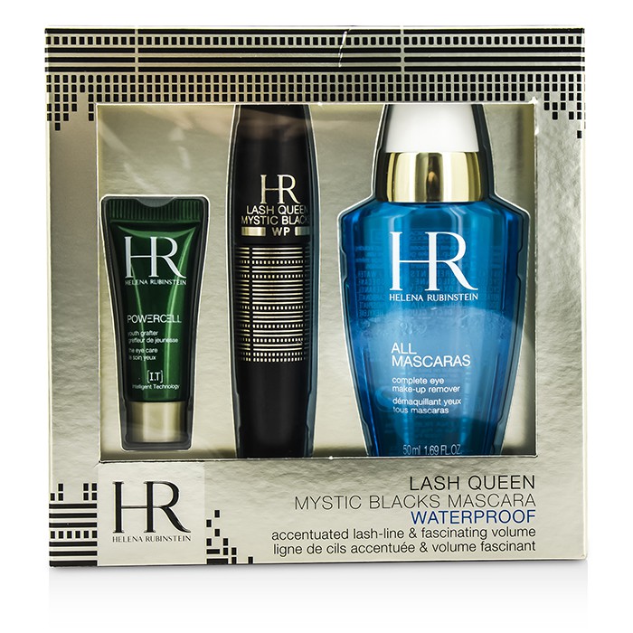 Helena Rubinstein Lash Queen Mystic Blacks Waterproof Mascara Set: Mascara 7ml/0.24oz + MakeUp Remover 50ml/1.69oz + Powercell 3ml/0.15oz 3pcsProduct Thumbnail