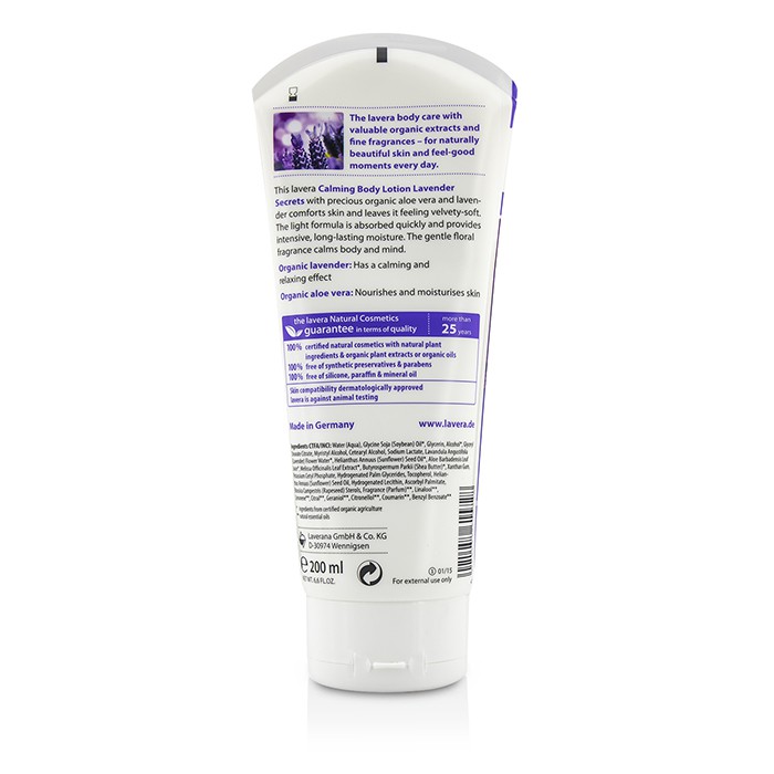 Lavera Organic Lavender & Aloe Vera Calming Body Lotion 200ml/6.6ozProduct Thumbnail
