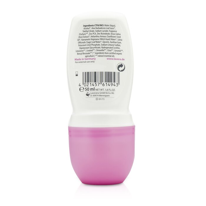 Lavera 24h Deodorant Roll-On with Organic Rice Milk - Sensitive 50ml/1.7ozProduct Thumbnail