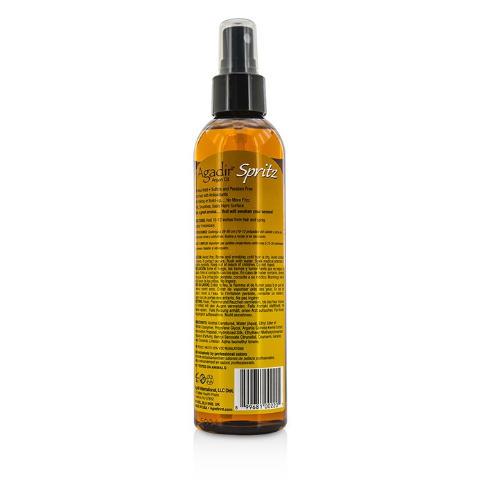 Agadir Argan Oil Spritz Styling Finishing Spray - Extra Firm Hold 236.6ml/8ozProduct Thumbnail