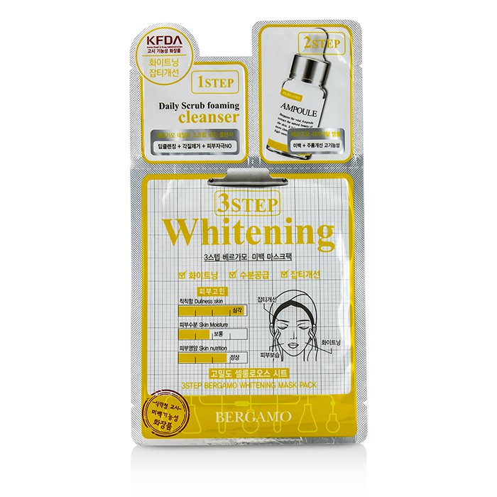 ベルガモ Bergamo 3Step Bergamo Mask Pack - Whitening 10pcsProduct Thumbnail