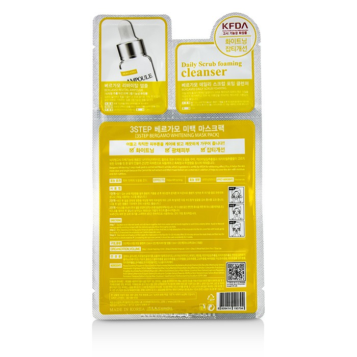 ベルガモ Bergamo 3Step Bergamo Mask Pack - Whitening 10pcsProduct Thumbnail