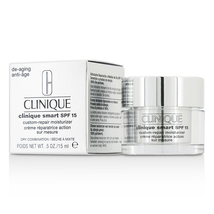 Clinique บำรุงกลางวัน Smart Custom-Repair Moisturizer SPF 15 (ผิวแห้งผสม; ขนาดเดินทาง) 15ml/0.5ozProduct Thumbnail
