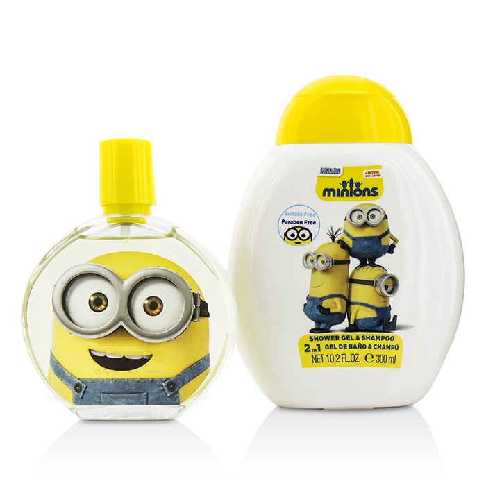 Air Val International Minions Coffret: Eau De Toilette Spray 100ml/3.4oz + Shower Gel & Shampoo 300ml/10.2oz 2pcsProduct Thumbnail