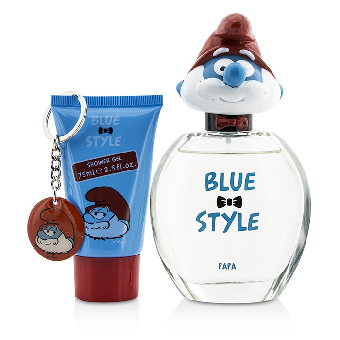 The Smurfs Papa Coffret: Eau De Toilette Spray 100ml/3.4oz + Shower Gel 75ml/2.5oz + Key Chain 3pcsProduct Thumbnail
