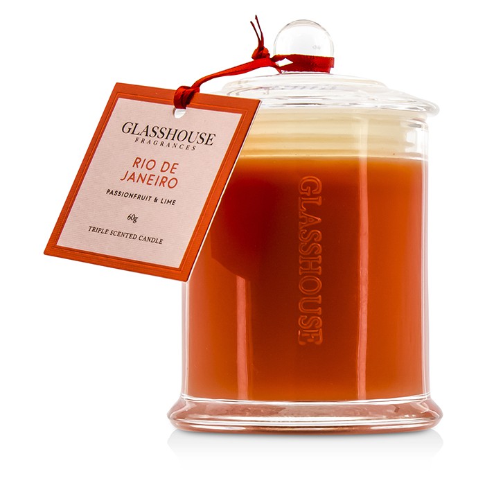 Glasshouse Triple Scented Candle - Rio De Janeiro (Passionfruit & Lime) 60gProduct Thumbnail