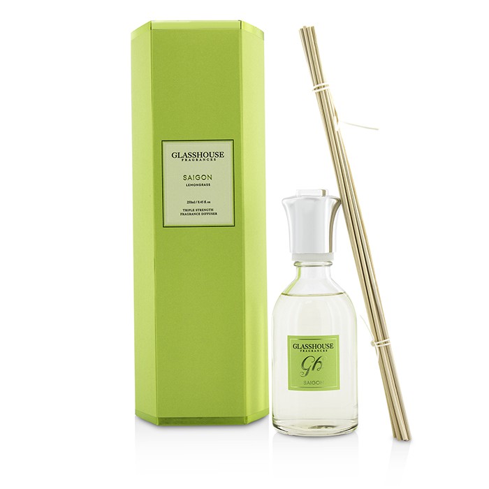 Glasshouse Triple Strength Fragrance Diffuser - Saigon (Lemongrass) 250ml/8.45ozProduct Thumbnail