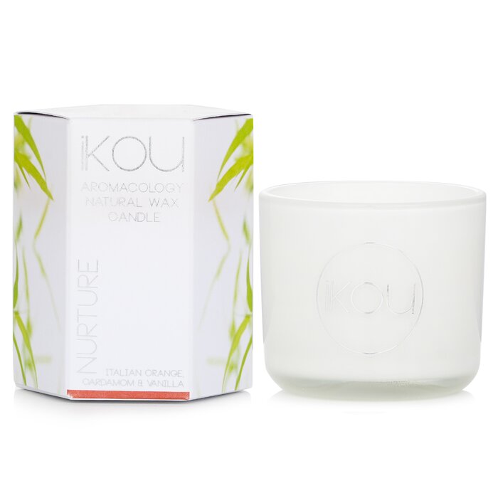iKOU Eco-Luxury Aromacology Natural Wax Candle Glass - Nurture (Italian Orange Cardamom & Vanilla) 85gProduct Thumbnail