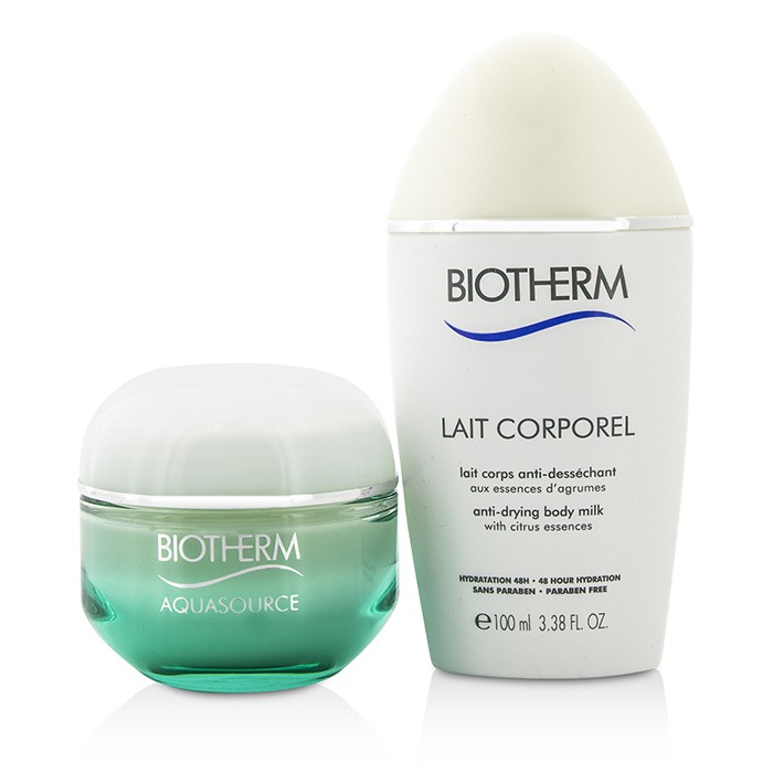 Biotherm Zestaw Aquasource & Body Care X Mandarina Duck Coffret: Cream N/C 50ml + Anti-Drying Body Care 100ml + Handle Bag 2pcs+1bagProduct Thumbnail