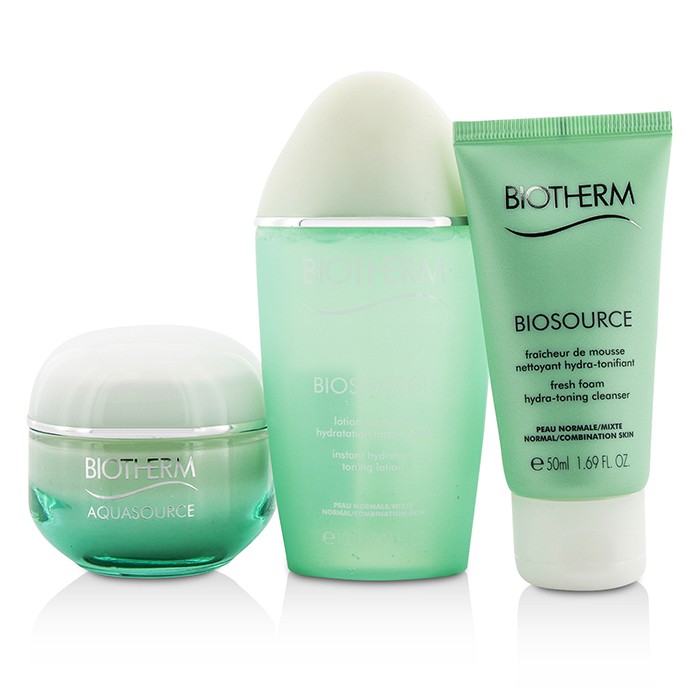Biotherm Aquasource X Mandarina Duck Coffret: Cream N/C 50ml + Biosource FoamCleanser 50ml + Biosource ToningLotion 100ml + Handle Bag 3pcs+1bagProduct Thumbnail