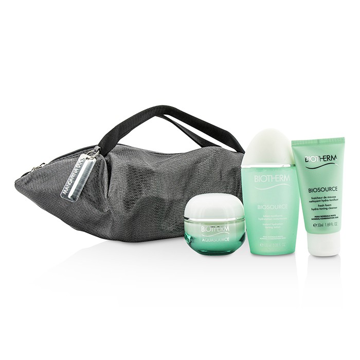 Biotherm Aquasource X Mandarina Duck Coffret: Cream N/C 50ml + Biosource FoamCleanser 50ml + Biosource ToningLotion 100ml + Handle Bag 3pcs+1bagProduct Thumbnail