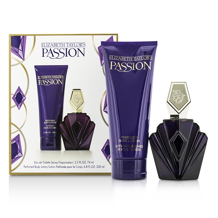 Elizabeth Taylor Passion Coffret: Eau De Toilette Spray 74ml/2.5oz + Body Lotion 200ml/6.8oz 2pcsProduct Thumbnail