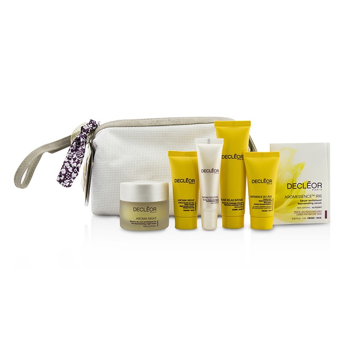 Decleor Gift Set: Night Balm 30ml + Rich Cream 15ml + Night Cream 15ml + Lip Balm 10ml + Massage Balm 25ml + Aromessenc Iris 1ml + Bag 6pcs+1bagProduct Thumbnail