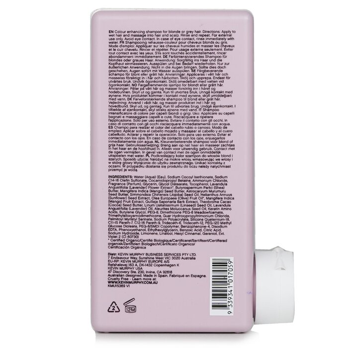 Kevin.Murphy Blonde.Angel.Wash (Colour Enhancing Shampoo - For Blonde Hair) 250ml/8.4ozProduct Thumbnail